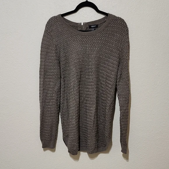 Jones New York Brown Crew Neck Sweater - Picture 1 of 10